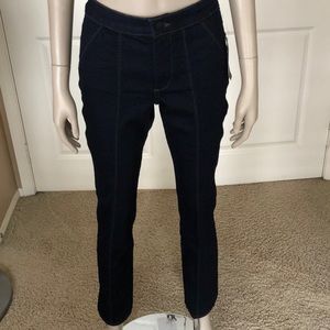 NYDJ Navy Blue Denim Slim Leg Pant